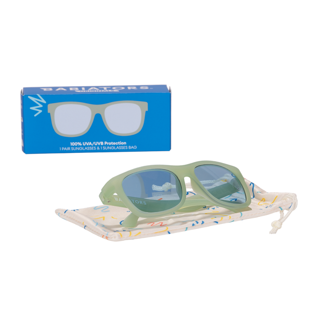 Translucent Navigators - Garden Sage with Blue Lenses