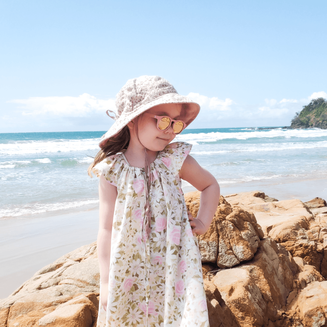 Polarised Keyholes - Pretty In Pink/Mirrored Lenses