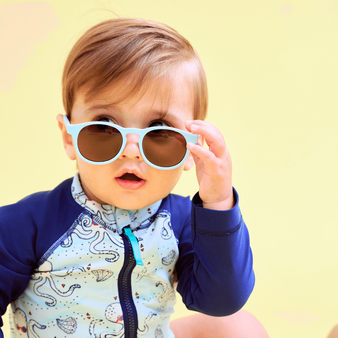 Original Keyholes - Baby Blue/Amber Lenses