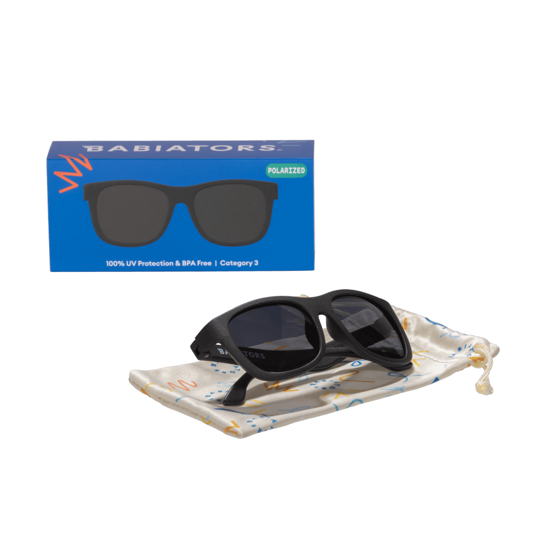 Polarised Navigators - Jet Black/Smoke Lenses