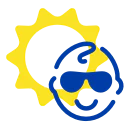 Kids sunglasses with uv protection