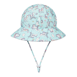Kids Beach Ponytail Bucket Swim Hat