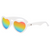 Original Hearts - Wicked White | Rainbow Mirrored Lenses - Limited Edition - Babiators