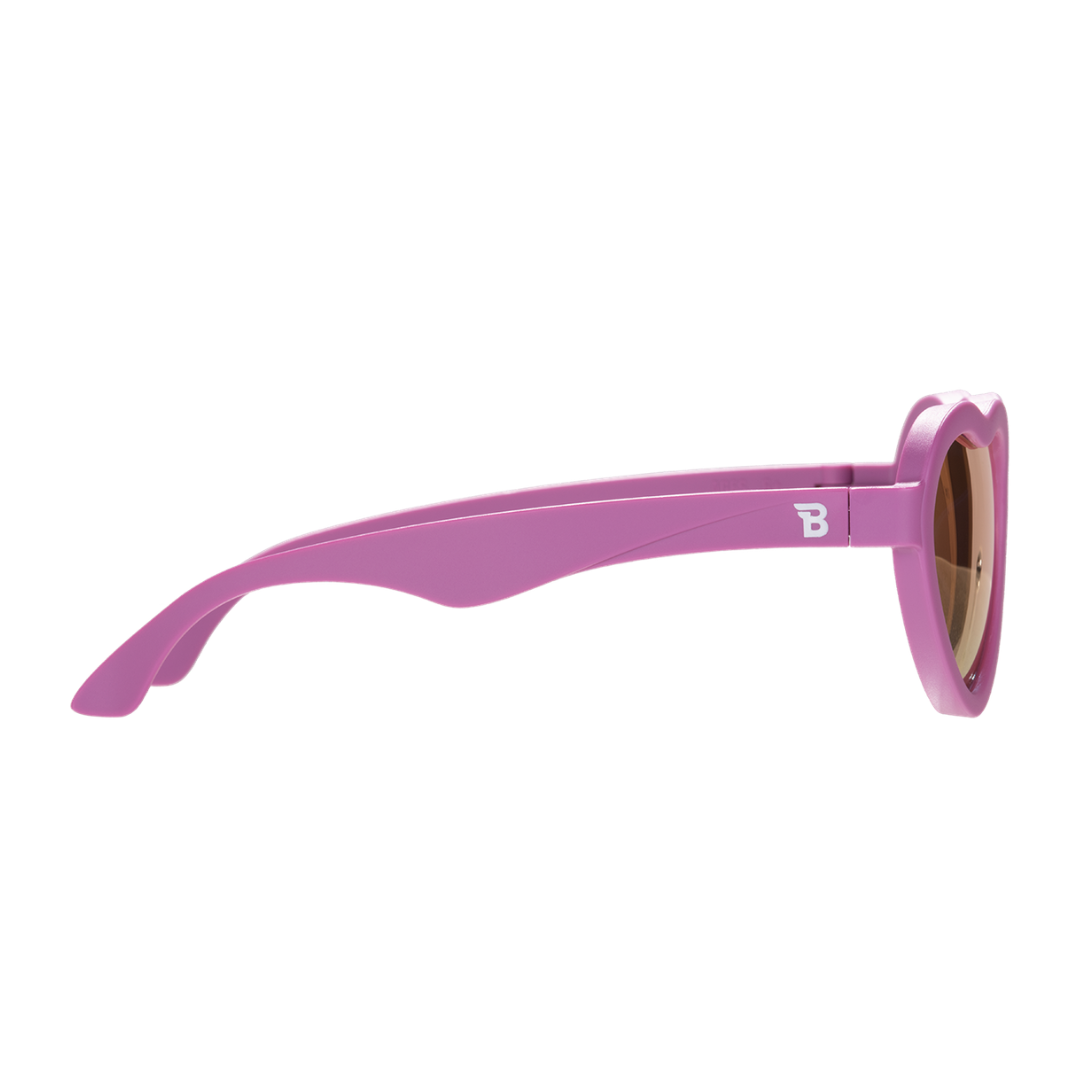 Polarised Hearts - Berry Jam Heart with Pink Mirrored Lenses