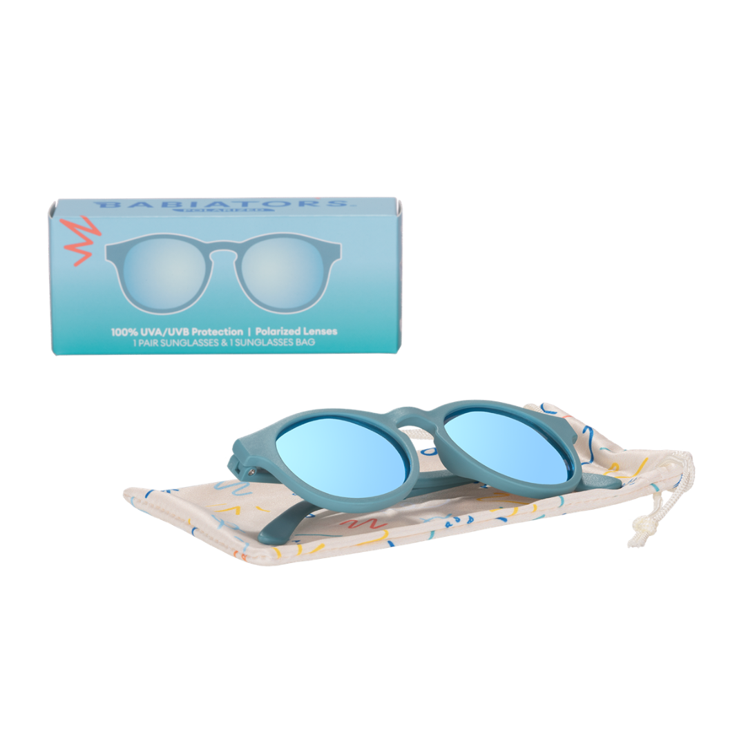 Polarised Keyholes - Ocean Breeze with Teal Mirrored Lenses