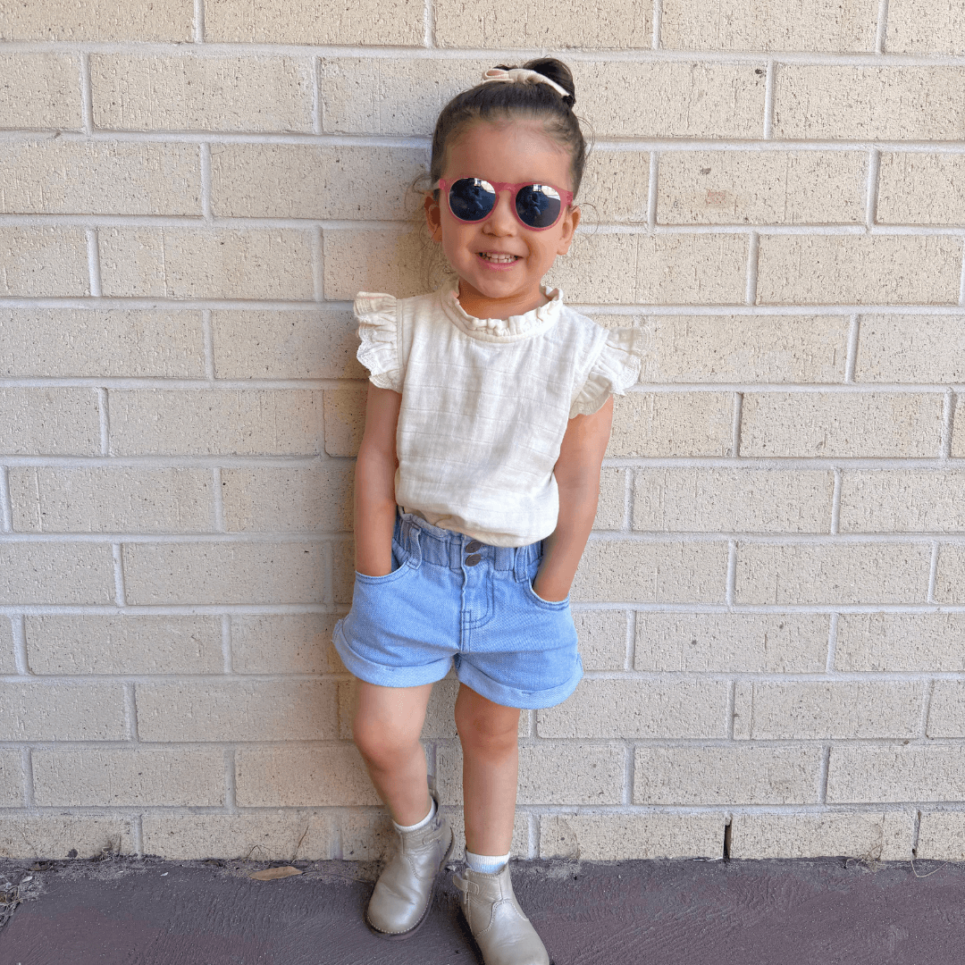 Original Keyhole-Fuchsia-Haze With Purple Mirror Lenses