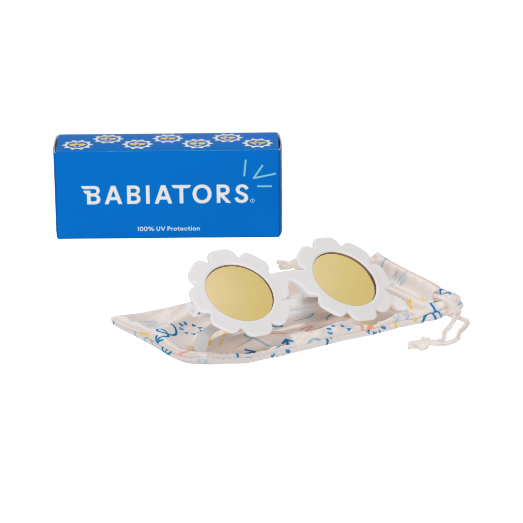 Polarised Flowers - Daisy With Yellow Mirror Lenses