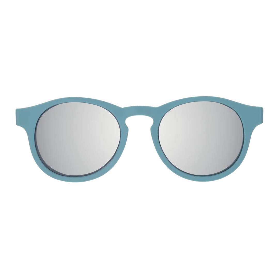 Limited Edition Keyholes - Seafarer Blue - Silver Mirrored Lenses