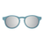 Limited Edition Keyholes - Seafarer Blue - Silver Mirrored Lenses