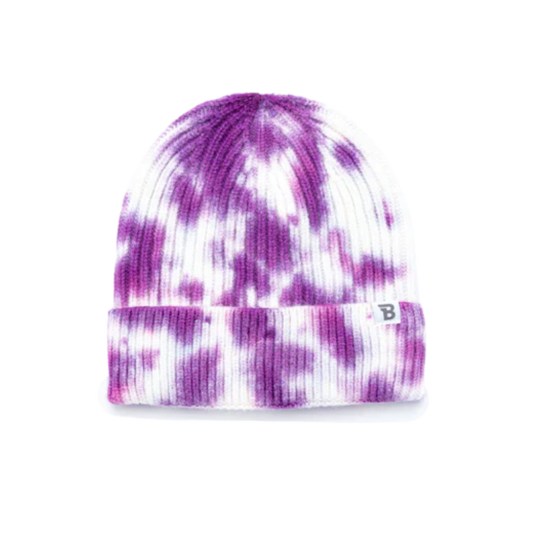 Tie Dye Beanie - Purple