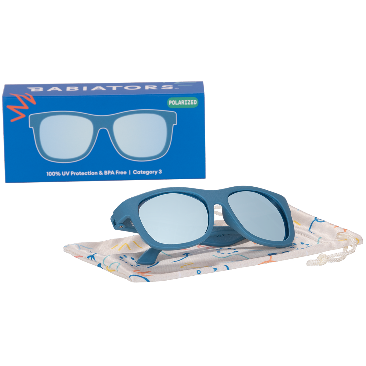 Polarised Navigators - Midnight Blue/Light Blue Mirror