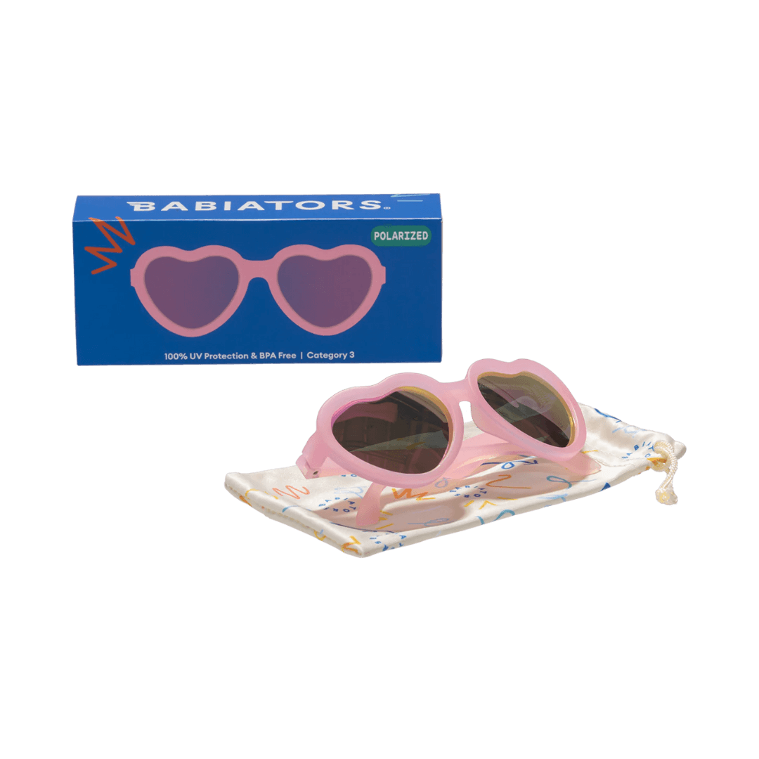 Polarised Hearts - Frosted Pink