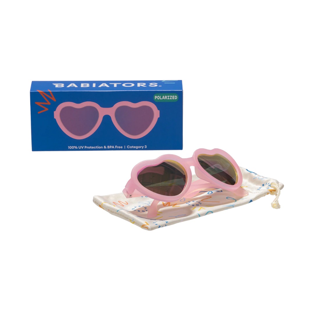 Polarised Hearts - Frosted Pink