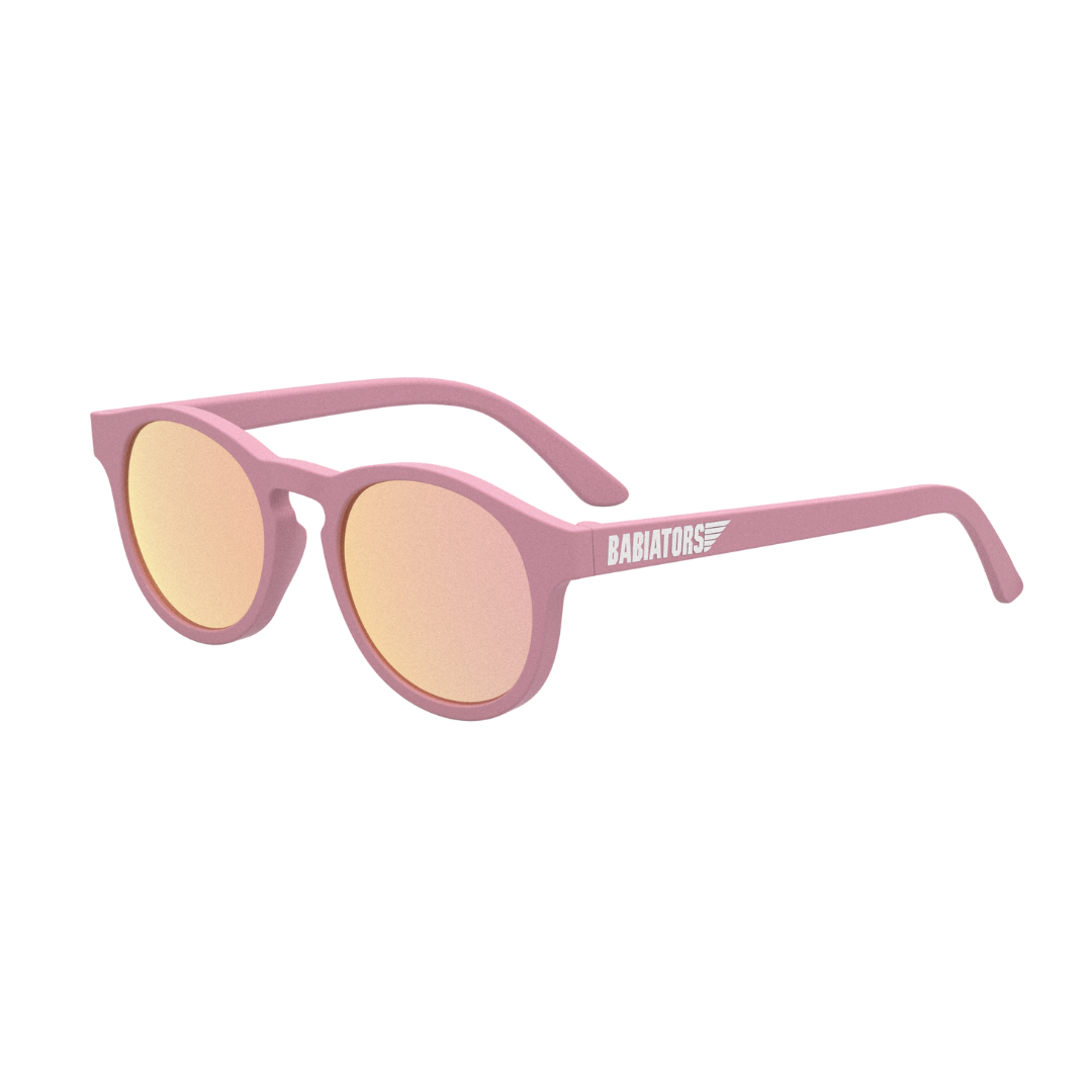 Polarised Keyholes - Pretty In Pink/Mirrored Lenses