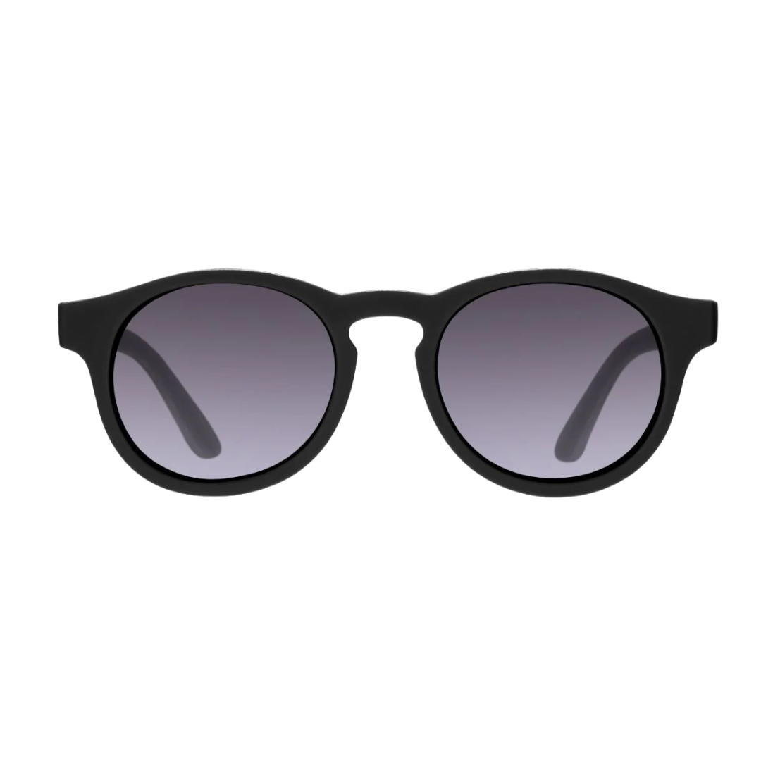 Polarised Keyholes - Jet Black/Smoke Lenses