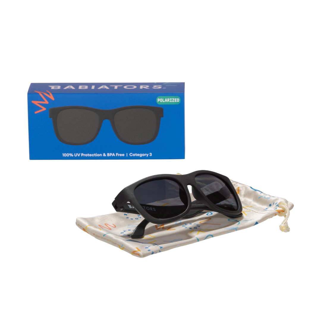 Polarised Navigators - Jet Black/Smoke Lenses