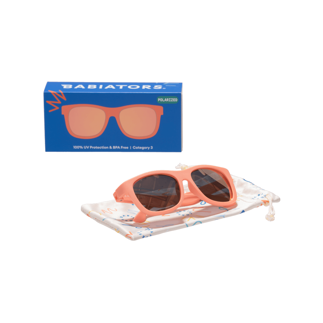 Polarised Navigators - Perfectly Papaya/Peach Mirror