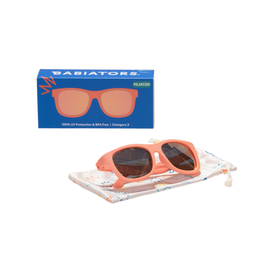 Polarised Navigators - Perfectly Papaya/Peach Mirror