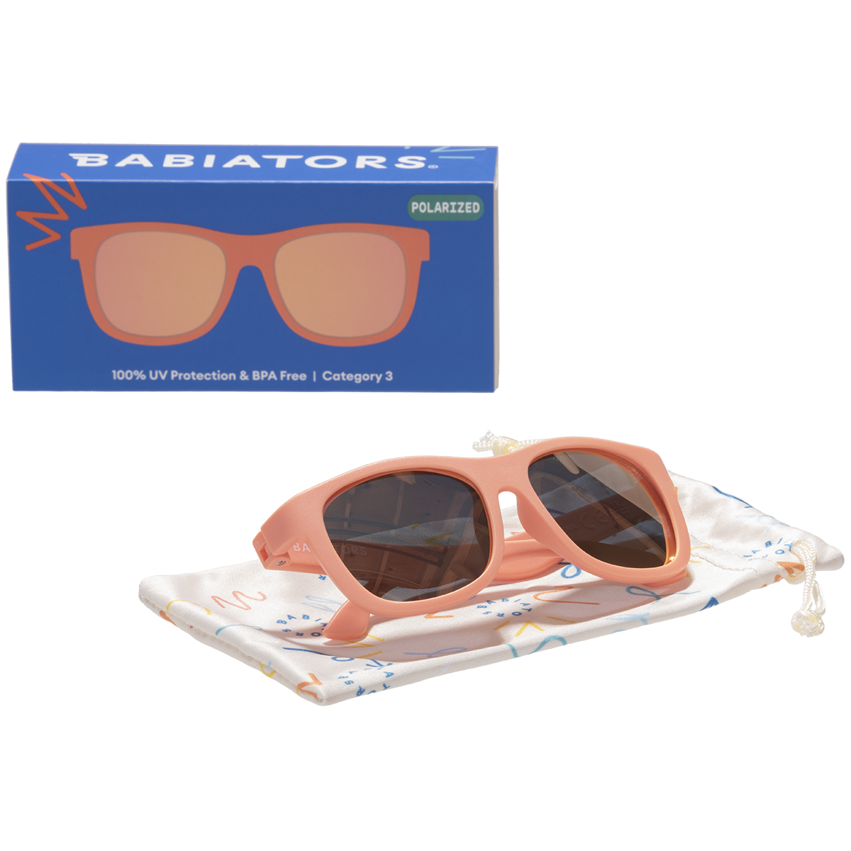 Polarised Navigators - Perfectly Papaya/Peach Mirror