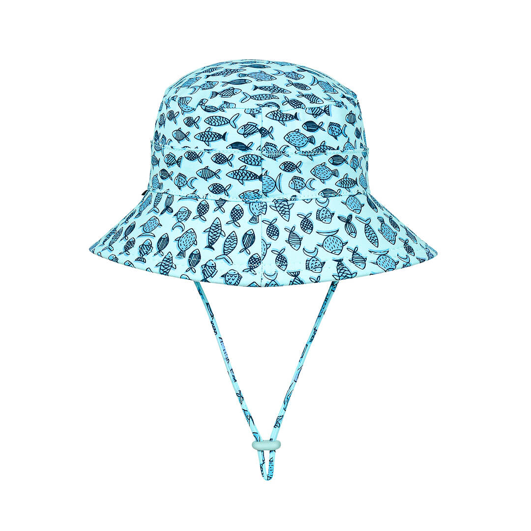 Kids Bucket Sun Hat - Fish