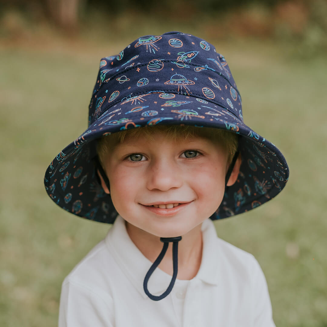 Kids Bucket Sun Hat - Space