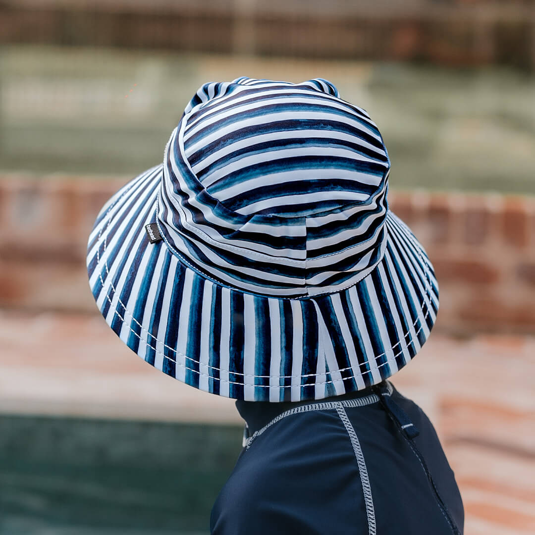 Kids Beach Bucket Swim Hat - Nicki