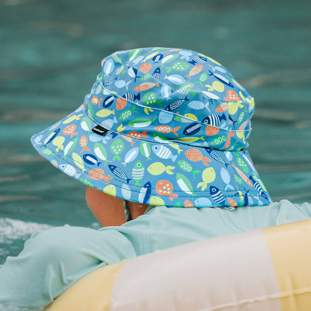 Baby boy swim bucket hat on sale