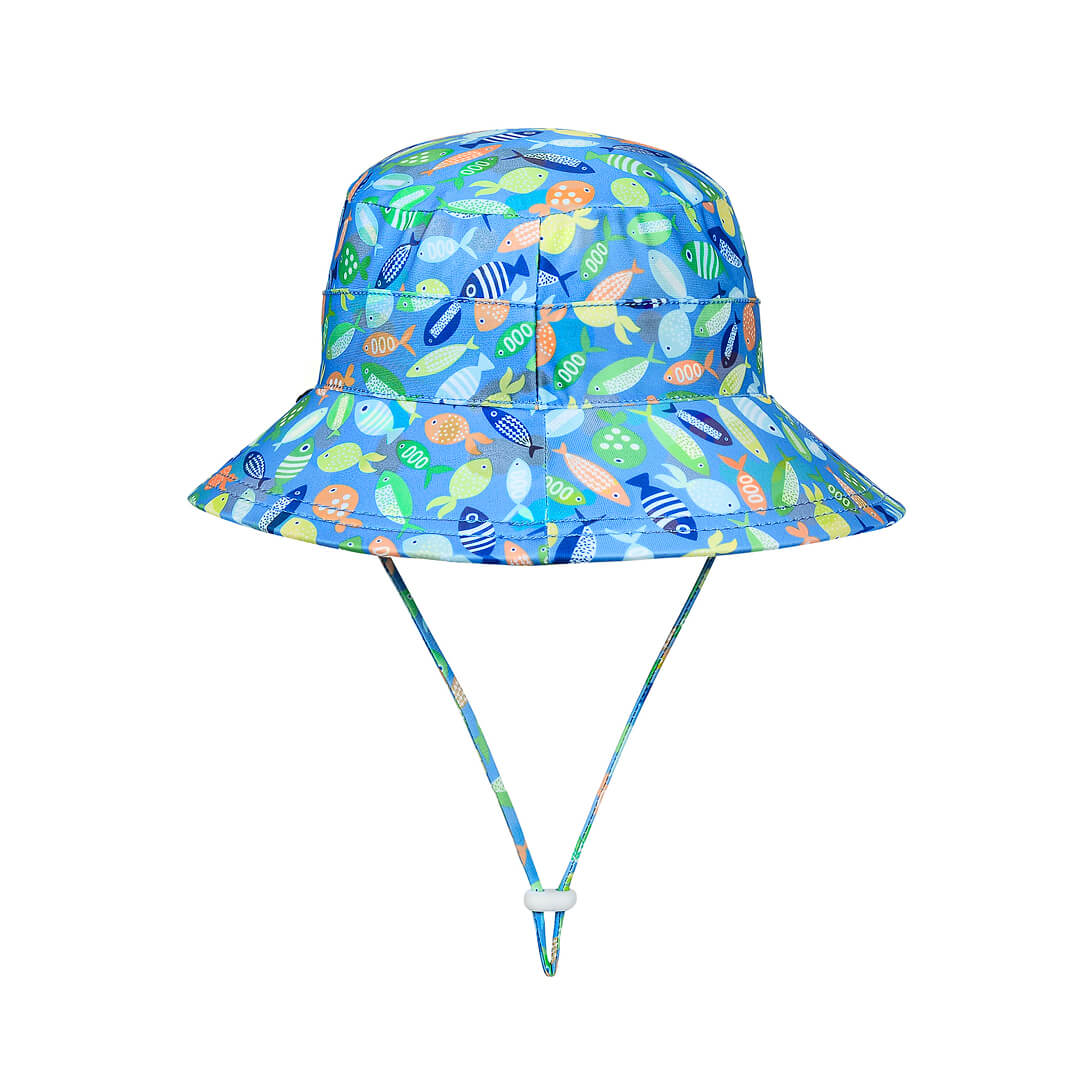 Kids Beach Bucket Swim Hat - Pisces