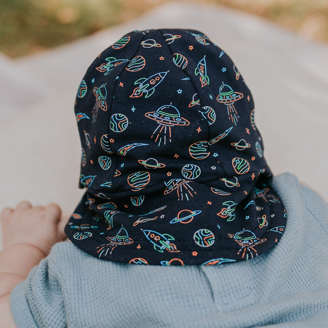 Baby Legionnaire Flap Hat - Space