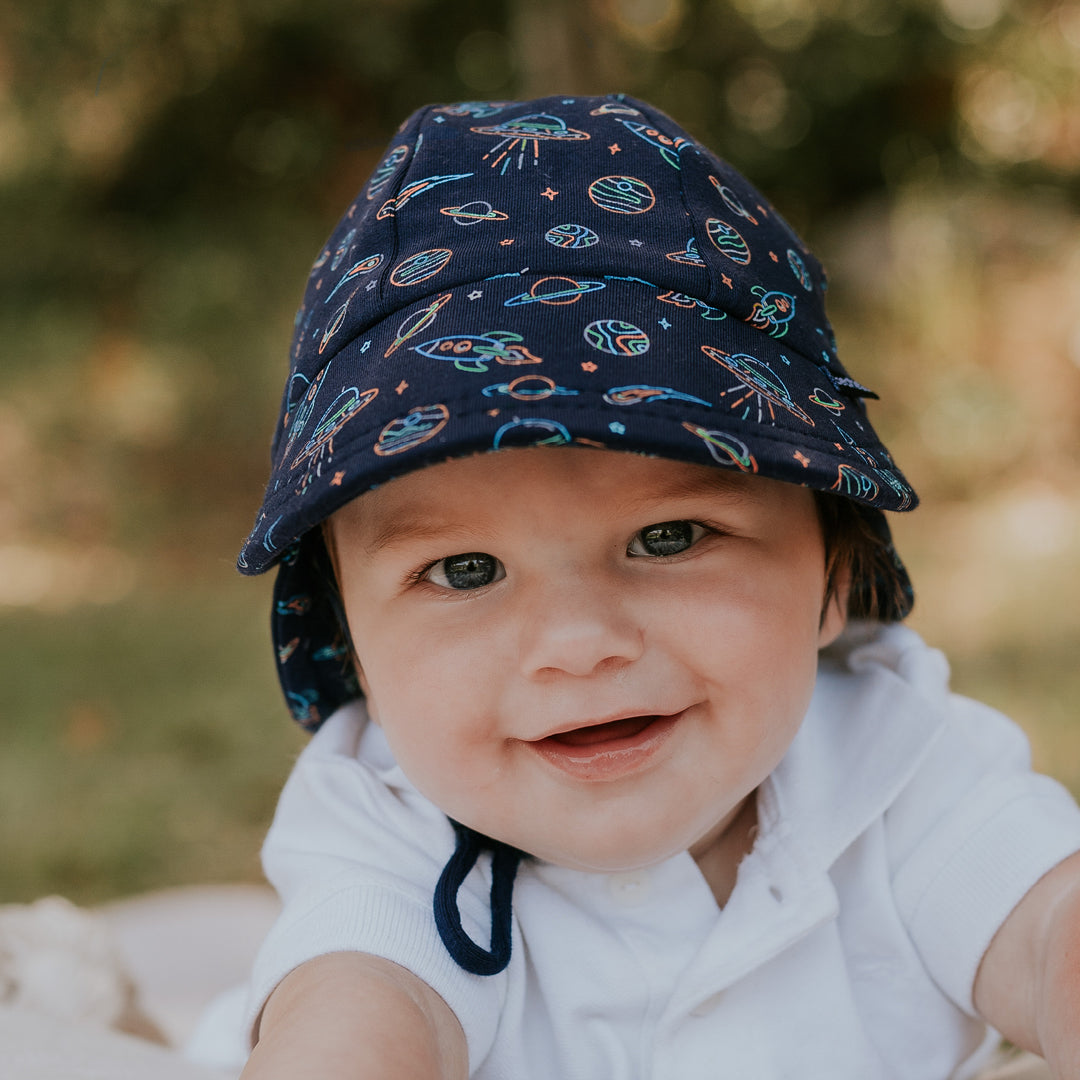 Baby Legionnaire Flap Hat - Space