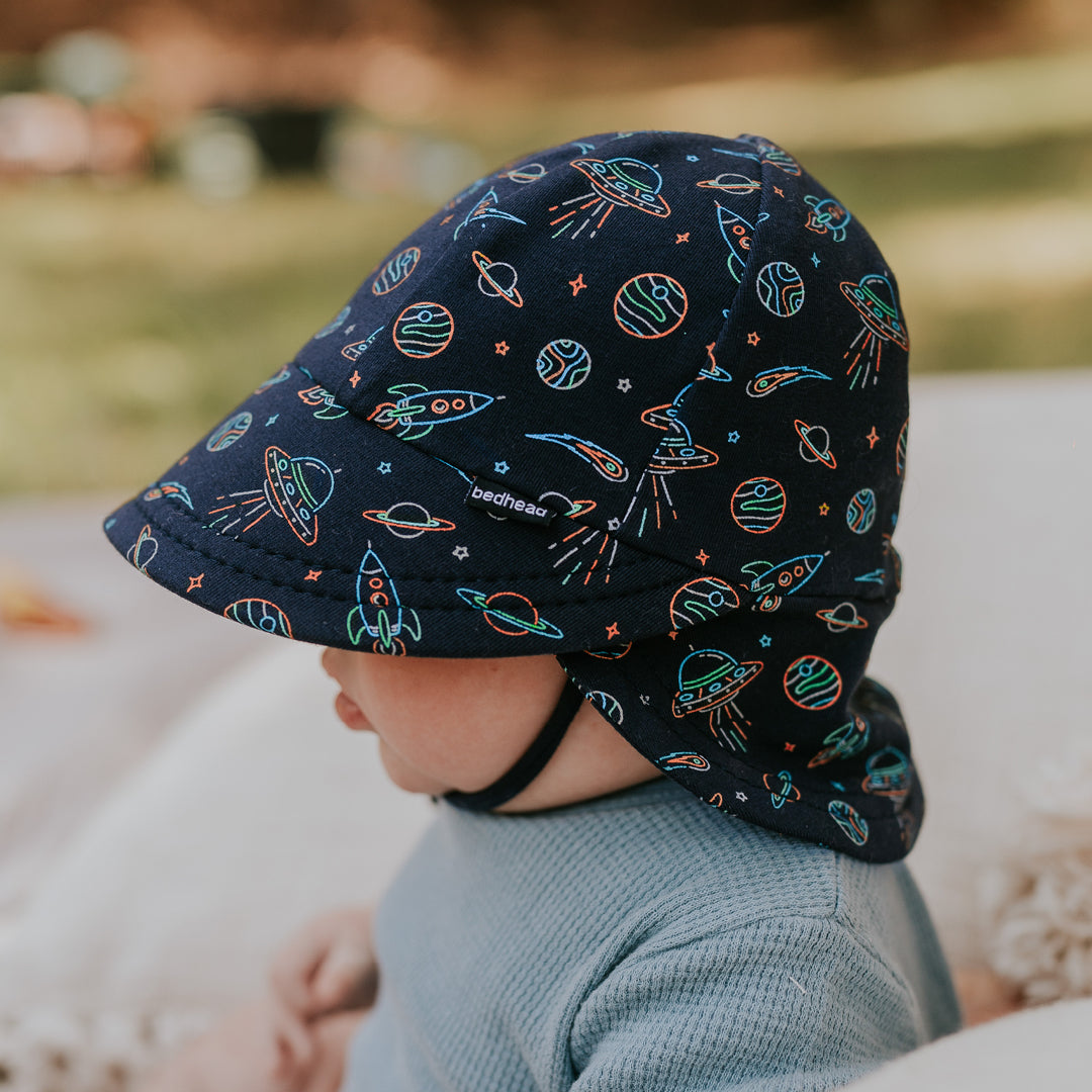 Baby Legionnaire Flap Hat - Space