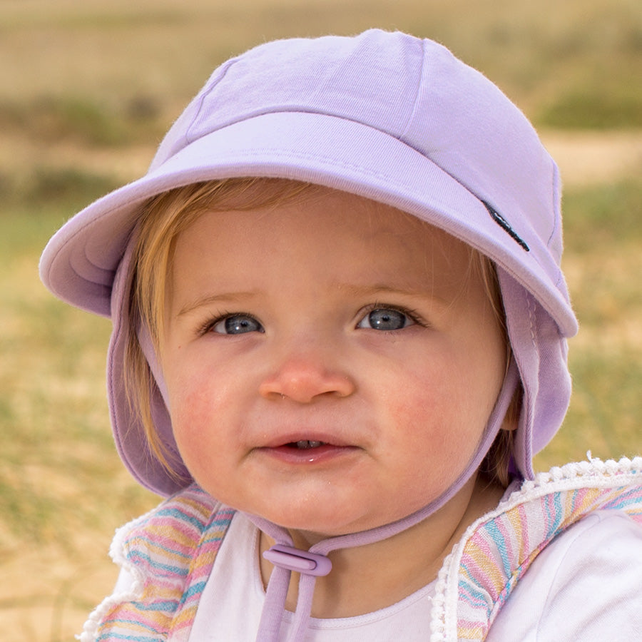 Baby Legionnaire Flap Hat - Lilac