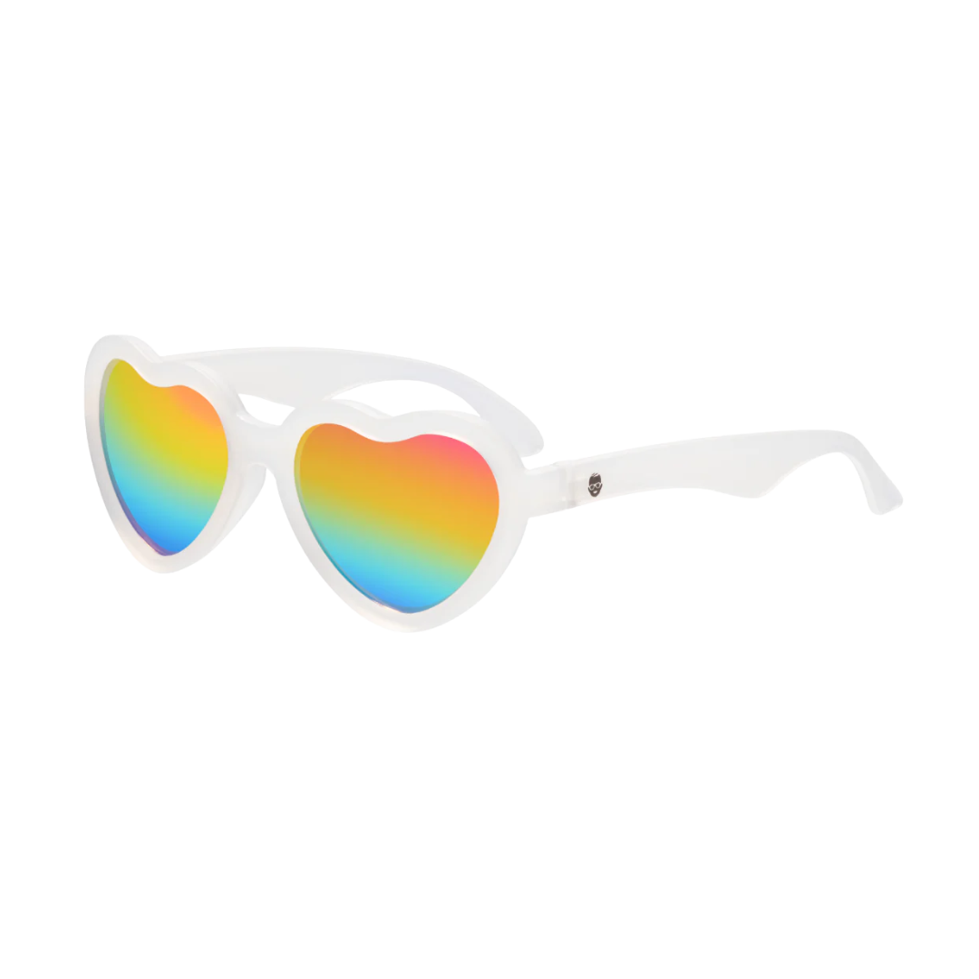 Original Hearts - Wicked White | Rainbow Mirrored Lenses - Limited Edition