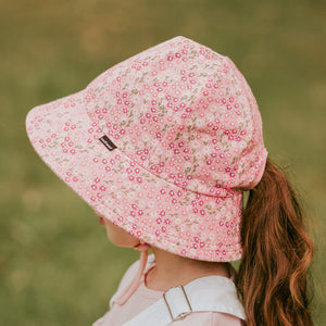 Kids Ponytail Bucket Sun Hat