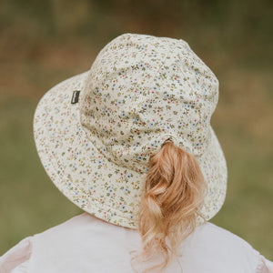 Kids Ponytail Bucket Sun Hat