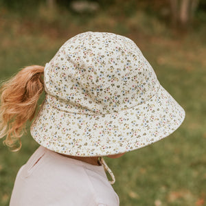 Kids Ponytail Bucket Sun Hat