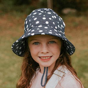 Kids Ponytail Bucket Sun Hat