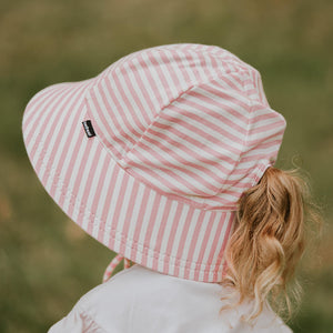 Kids Ponytail Bucket Sun Hat