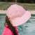 Kids Beach Ponytail Bucket Swim Hat - Skipper