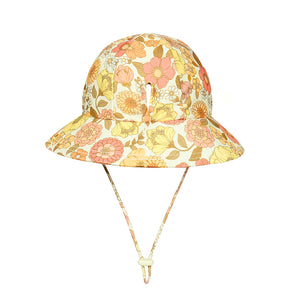 Kids Beach Ponytail Bucket Swim Hat