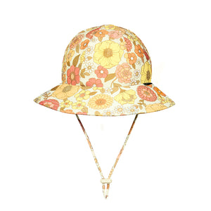 Kids Beach Ponytail Bucket Swim Hat