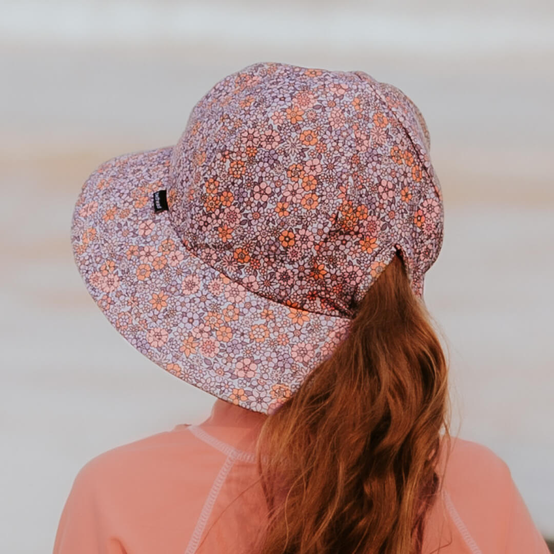 Kids Beach Ponytail Bucket Swim Hat, Bedhead Hats