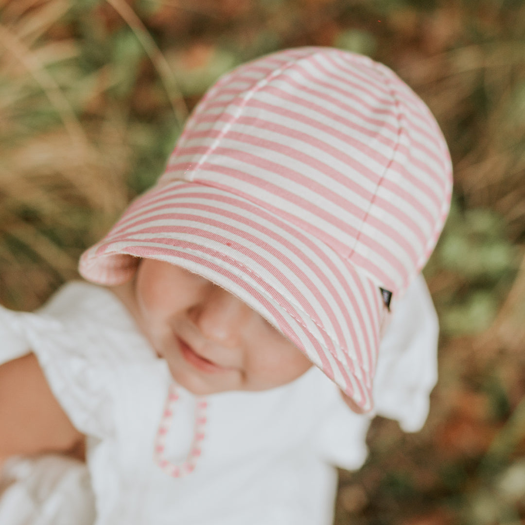 Toddler Bucket Hat - Pink Stripe