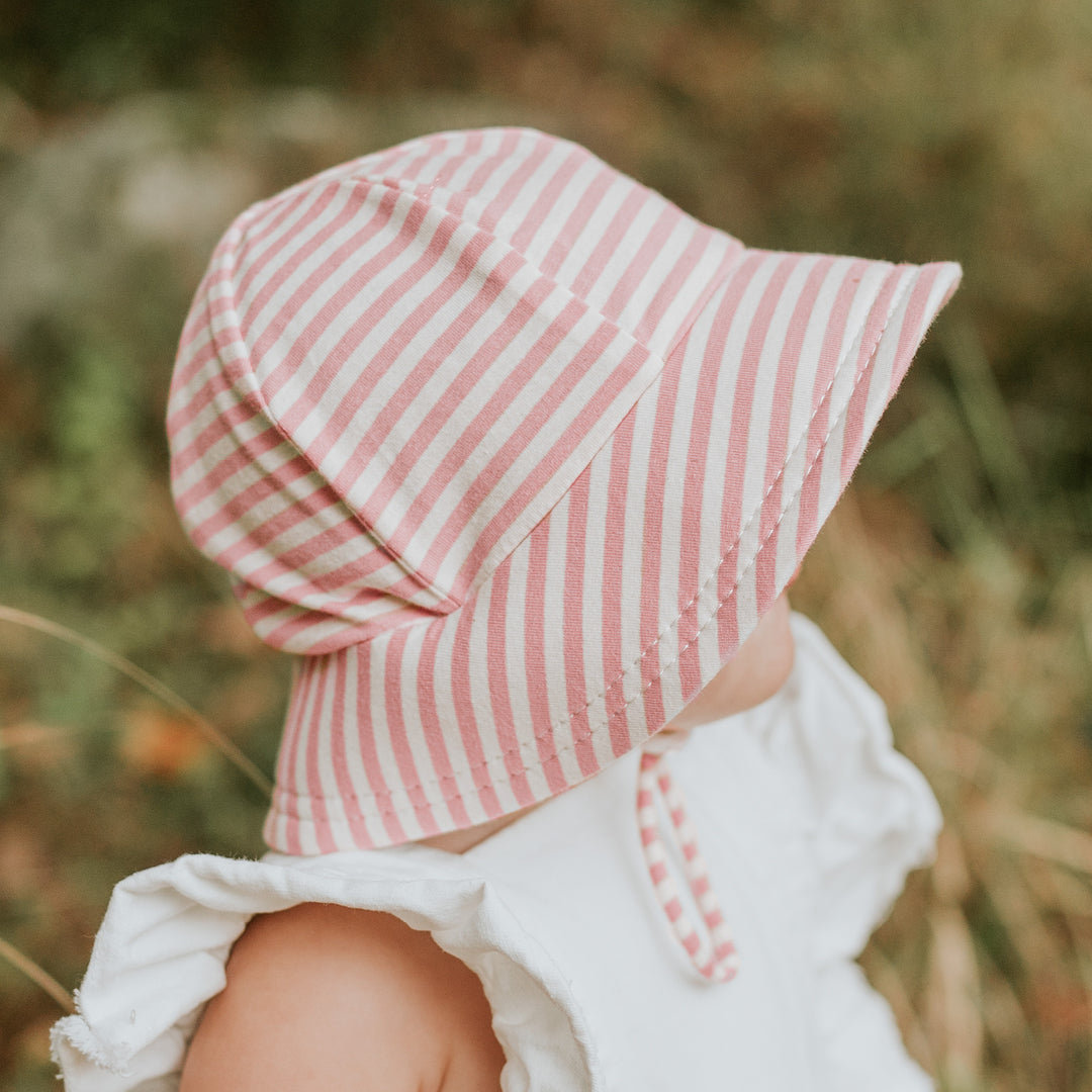 Toddler Bucket Hat - Pink Stripe