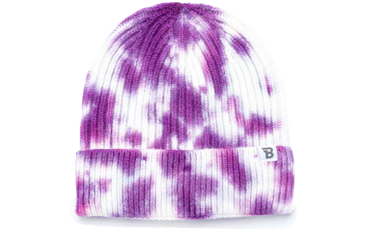 Tie Dye Beanie - Purple