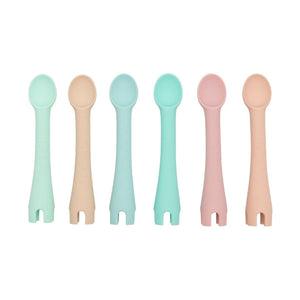SILICONE BABY UTENSILS | FIRST TENSILS | 2 PACK - Mums Toolbox
