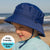 Kids Beach Bucket Swim Hat - Marine