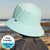 Kids Beach Bucket Swim Hat - Aqua